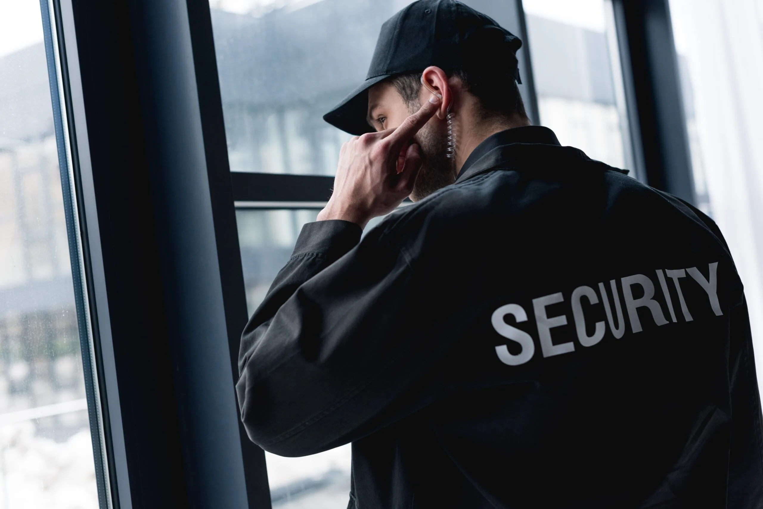 Sicherheitsmitarbeiter im Objektschutz