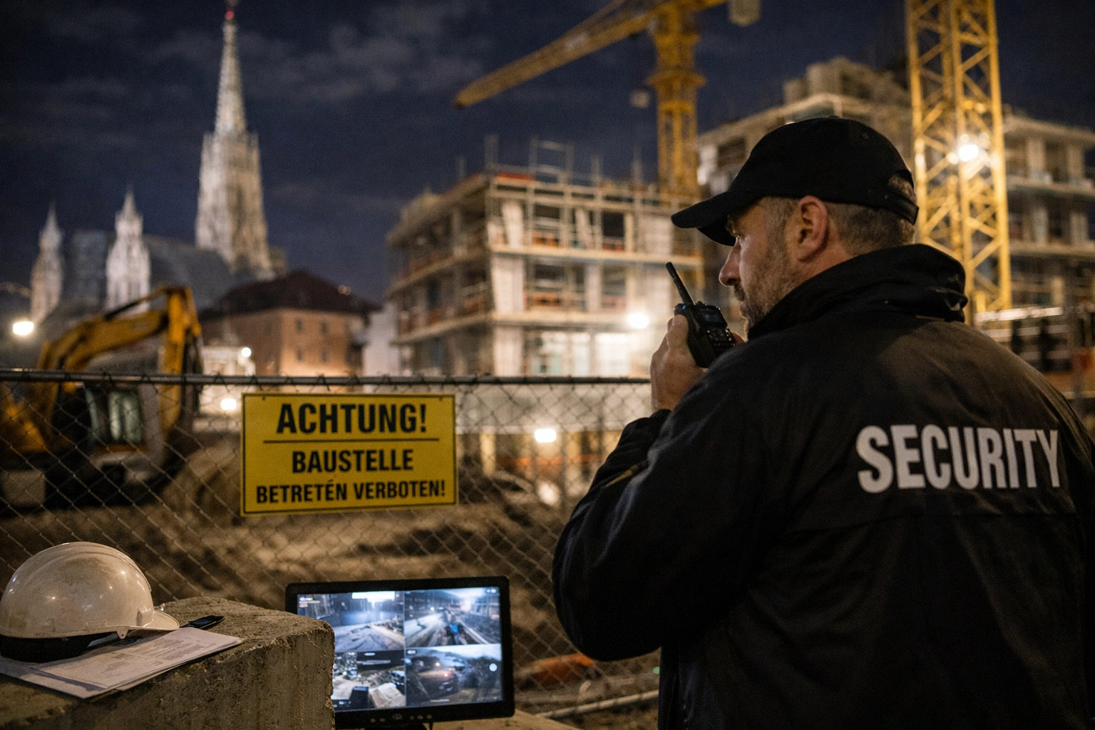 7 Fehler bei der Baustellenbewachung in Wien – und wie Sie Ihr Projekt wirklich absichern