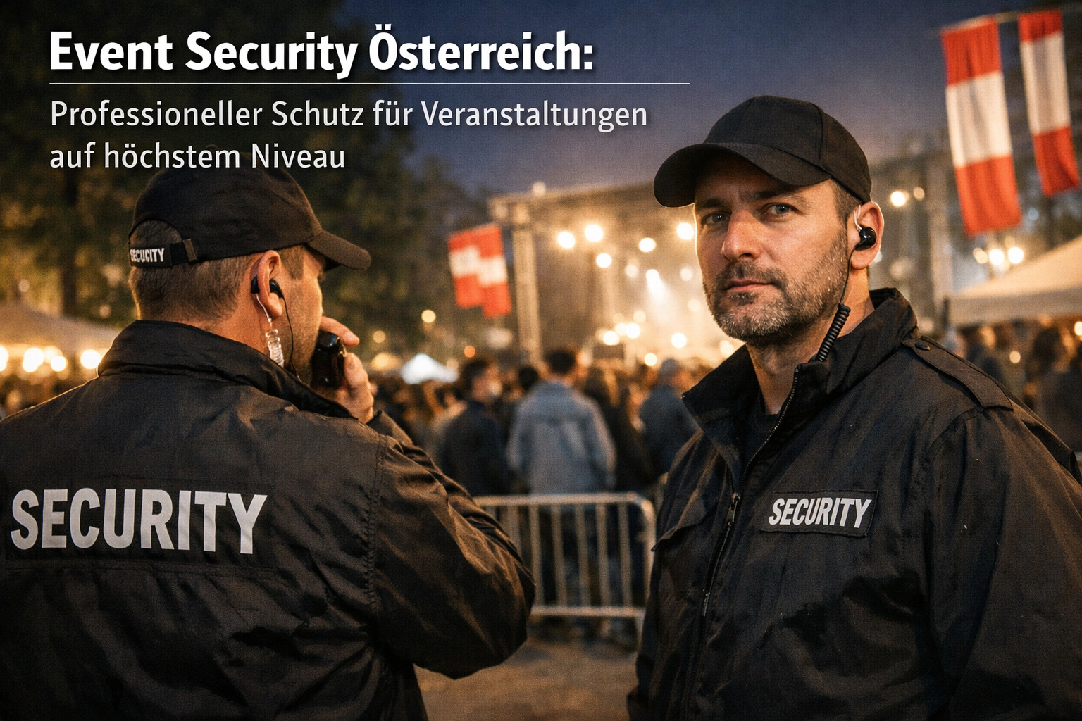 Professioneller Schutz für Veranstaltungen