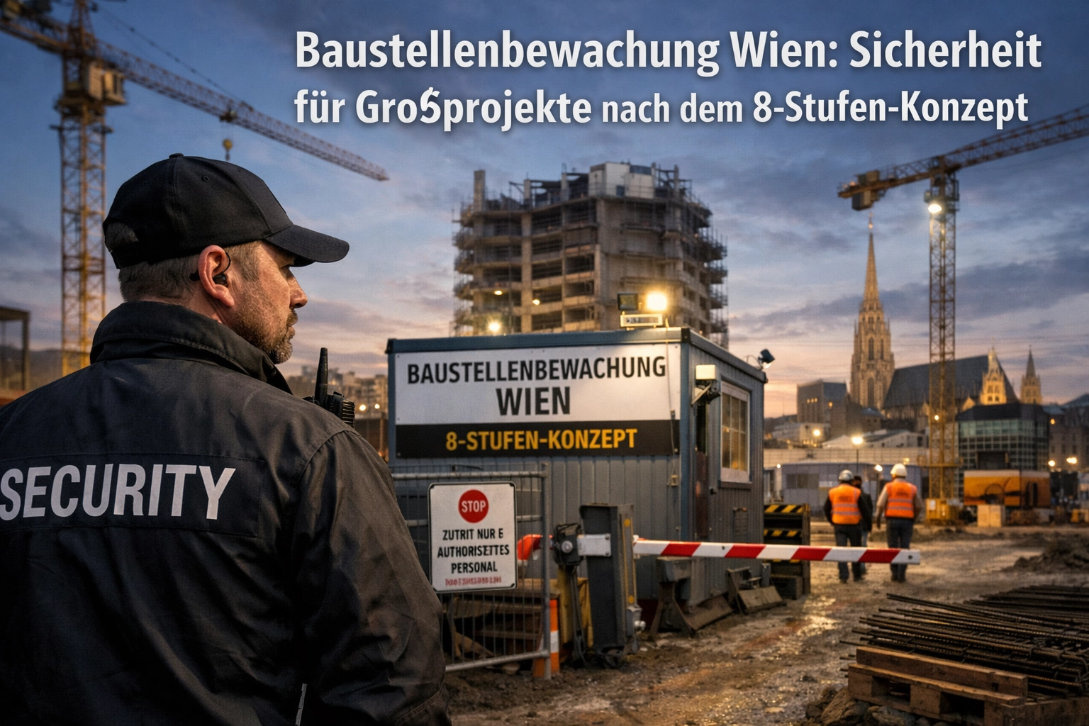 Sicherheit für Großprojekte nach dem 8-Stufen-Konzept