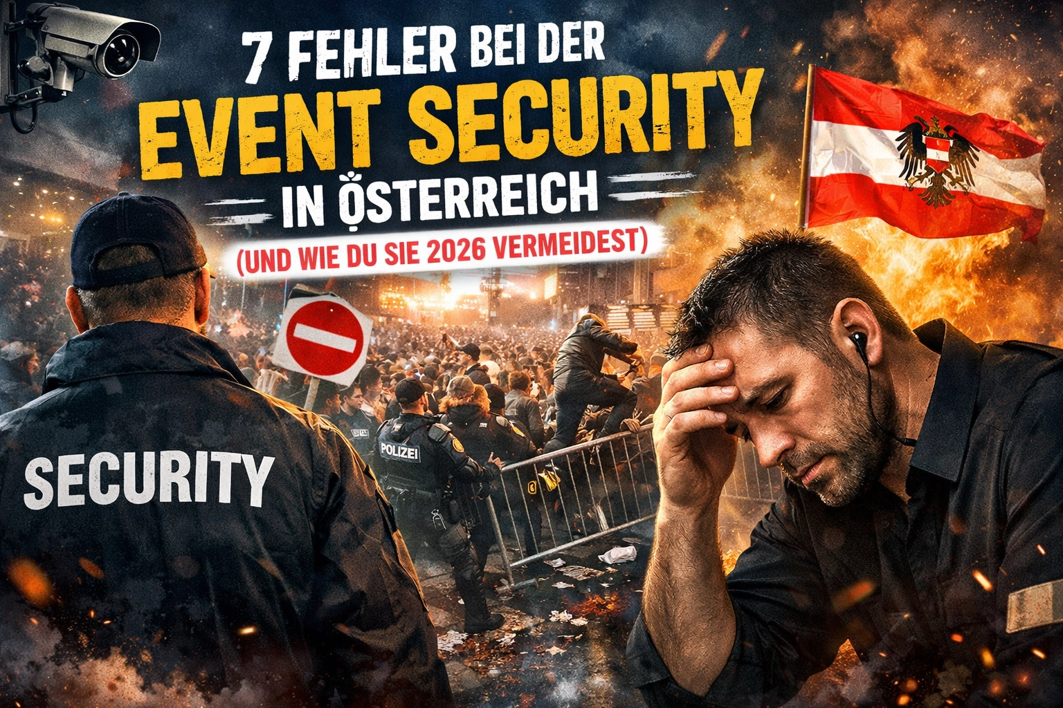 7 Fehler bei der Event Security in Österreich (und wie du sie 2026 vermeidest)