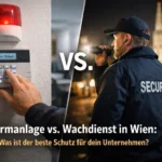 Alarmanlage vs. Wachdienst in Wien: Was ist der beste Schutz für dein Unternehmen?
