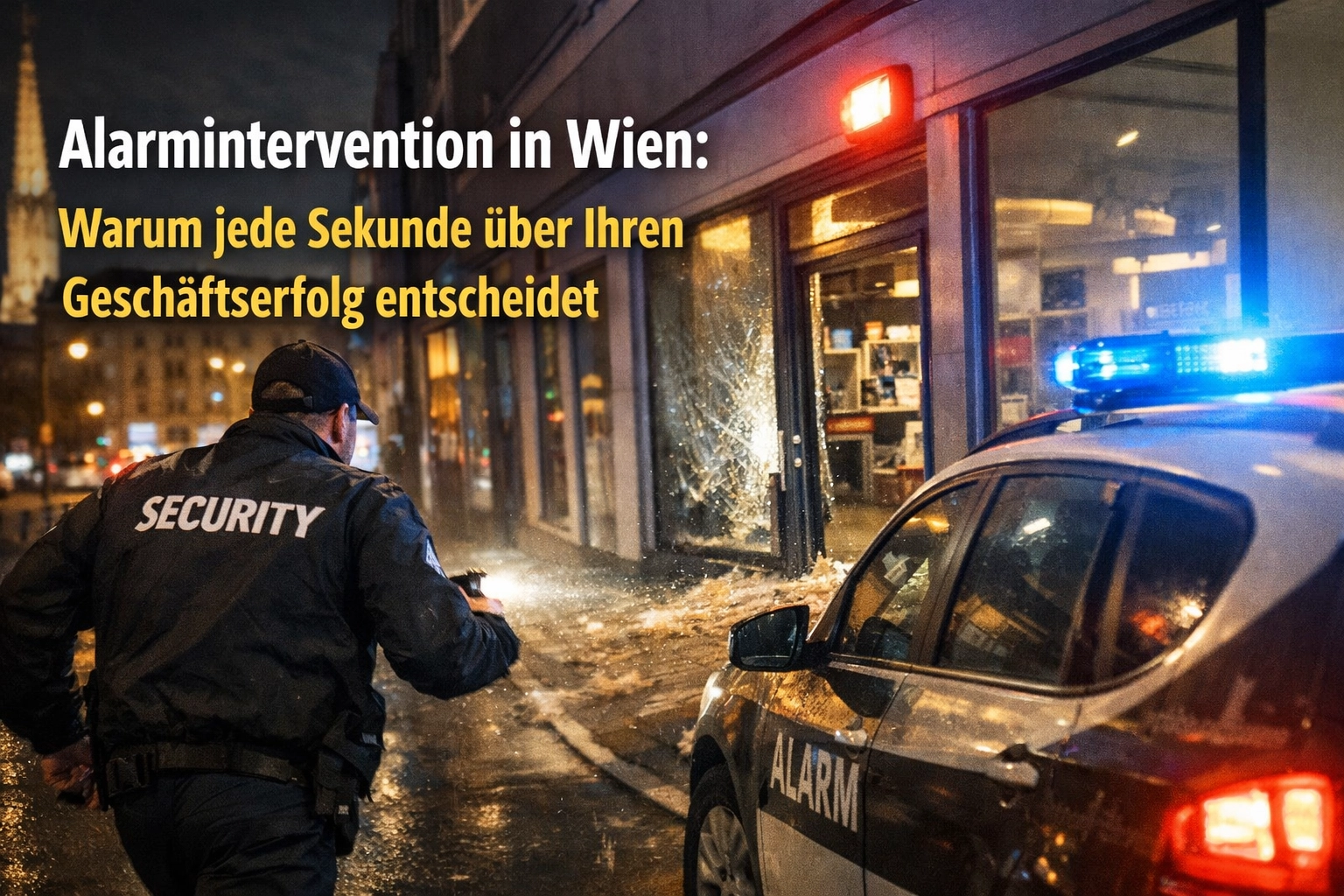 Alarmintervention in Wien: Warum jede Sekunde über Ihren Geschäftserfolg entscheidet