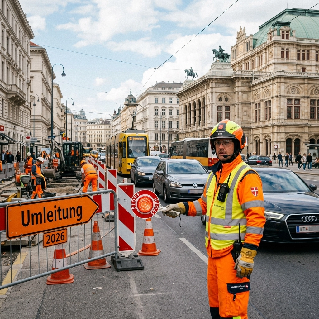 Verkehrsposten Wien: 5 Dinge, die du über die Verkehrssicherung deiner Baustelle 2026 wissen musst