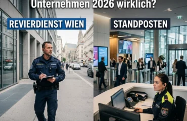 Alarmanlage vs. Wachdienst in Wien: Was ist der beste Schutz für dein Unternehmen?