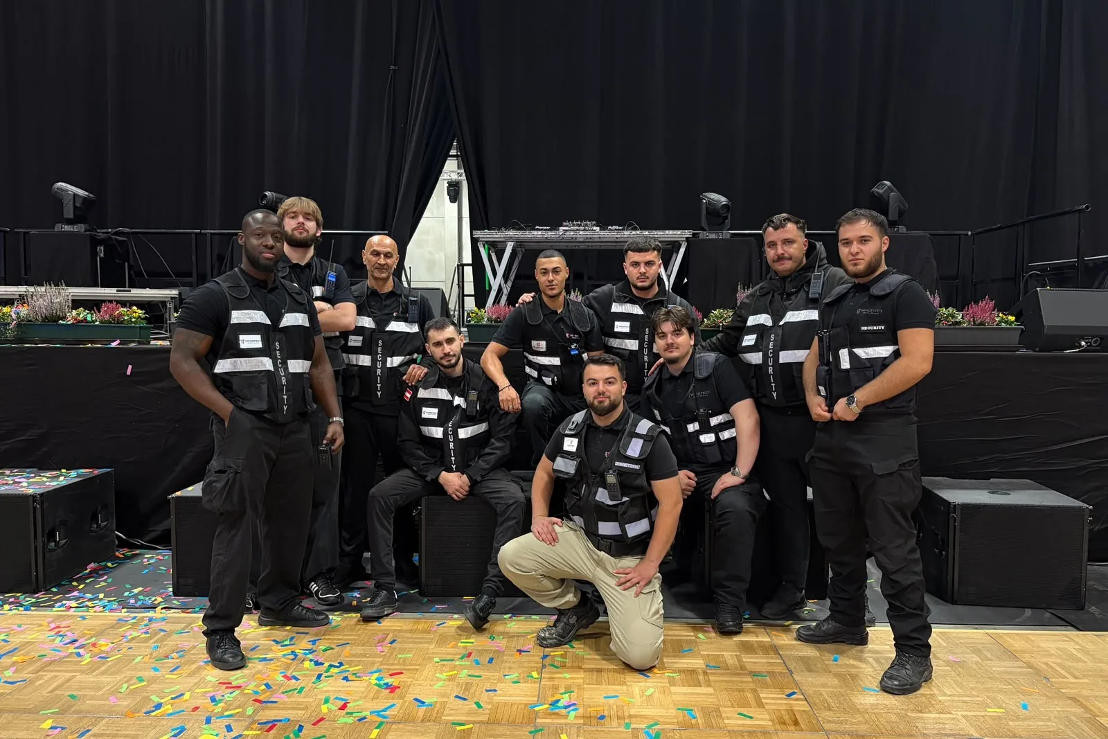 VIPROTECT Security-Team nach einem Veranstaltungseinsatz